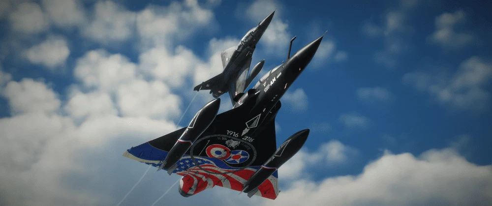 Vol en formation dans DCS avec la Split Air